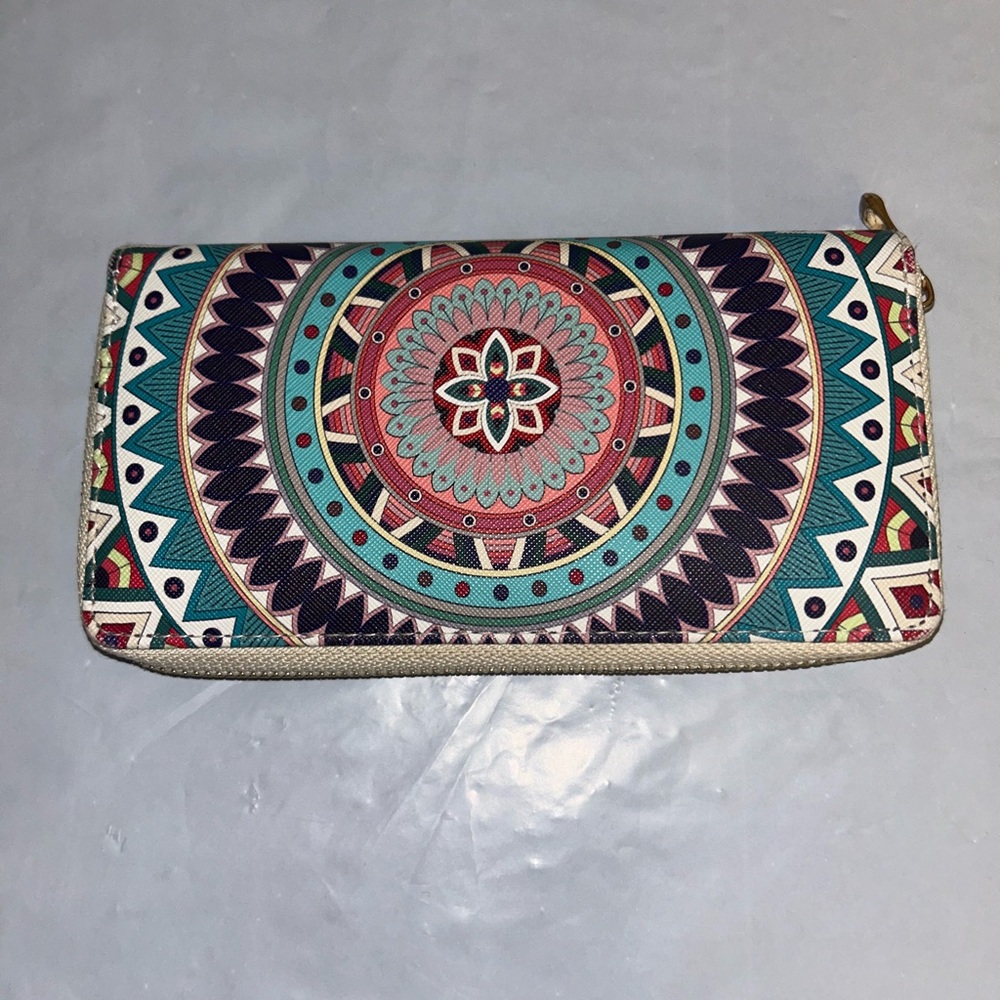 Geometric Bohemian Style Multicolor Women's Wallet